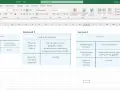 Tabela w Excelu z kierunkami studiów i wymaganymi przedmiotami maturalnymi.