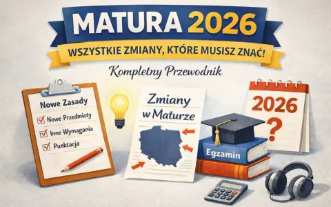 Matura 2026: poznaj wszystkie zmiany, które musisz znać! Kompletny przewodnik po tym, co na maturze z polskiego i innych przedmiotów.