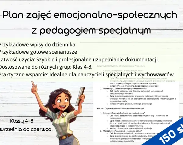 Scenariusze zajęć z pedagogiem: gotowe pomysły i wsparcie dla Ciebie!