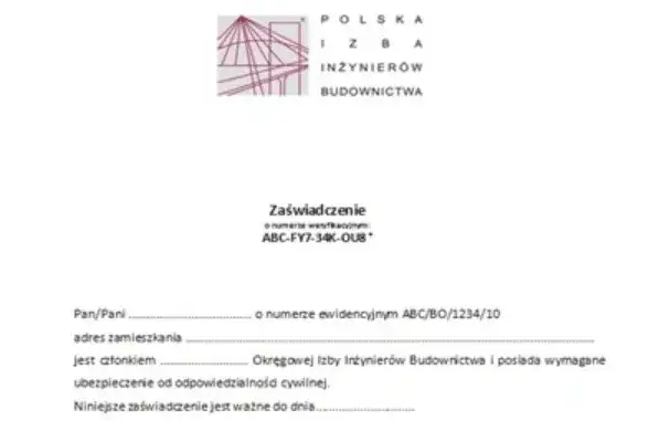 Uprawnienia budowlane dokumenty