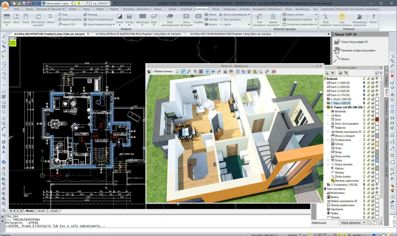 Architekt pracujący z oprogramowaniem BIM Revit