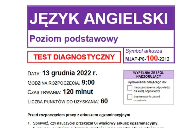 matura angielski 2023 vs 2022